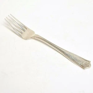Tiffany and Co Winthrop Solid Sterling Silver Meat Serving Fork 1909 Antique - Picture 1 of 6