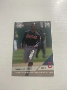 Topps Now-Moment Of The Week Francisco Lindor - Picture 1 of 2