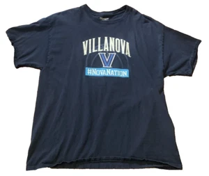 Villanova Wildcats Basketball Shirt Champion Brand Nova Nation Size XL Blue - Picture 1 of 5