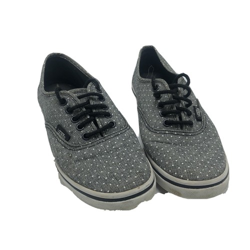 Scarpe skater basse Vans autentiche da donna grigie a pois taglia 6 da donna