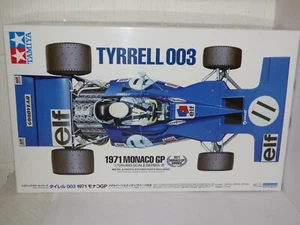 Tamiya 1/12th Scale Model Kit Tyrrell 003 1971 Monaco Grand Prix - Picture 1 of 1