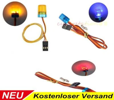 Auto RC LED Warnleuchte Rundumleuchte Rundumlicht Lampe 5 LED Aluhalterung - Bild 1 von 4