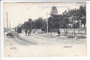WIEN 13 , HIETZING , HADIKGASSE , STRASSENBAHN , 1910 Q - Bild 1 von 2