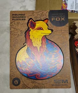 Unidragon verführerischer Fuchs Figuren Holzpuzzle 195 Teile 9,8x13 Zoll - Bild 1 von 6