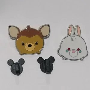 Disney Pins Bambi White Rabbit Tsum Tsum Pin Trading Cute Used - Picture 1 of 7