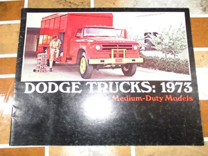 Dodge Trucks: 1973 mittelschwere Modelle - Vintage Auto Broschüre Katalog - Bild 1 von 8