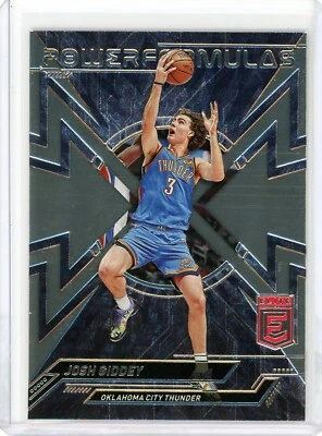 2022-23 Panini Donruss Elite Josh Giddey Power Formulas #7 Thunder - Image 1 of 2
