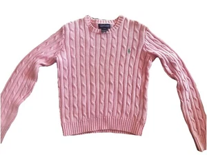 Ralph lauren Kids Sweater Pink Size 7 Small - Picture 1 of 6