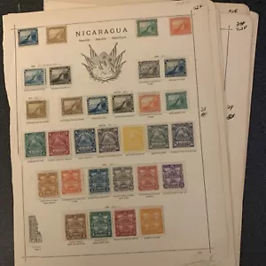 Nicaragua Collection Fine Mint Hinged on Pages - Picture 1 of 15