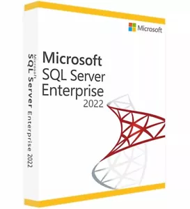Microsoft SQL Server 2022 Enterprise with 16 Core License, unlimited User CALs - Picture 1 of 3