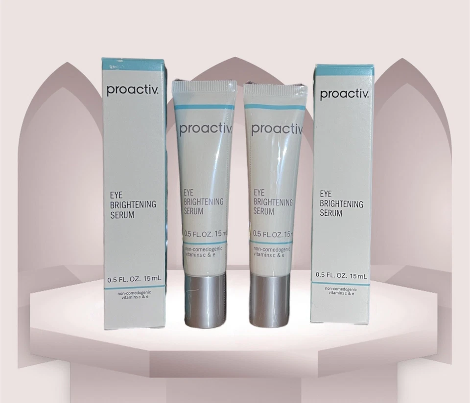 New In Box 2 pcs.Product sealed Proactiv Eye Brightening Serum 0.5 FL. OZ. 15 ml - Image 1 of 1