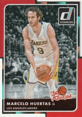 2015-16 Donruss The Rookies Inspirations #37 Marcelo Huertas /91 - Image 1 of 2