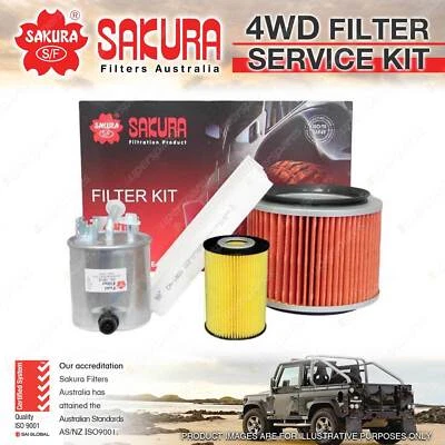 Sakura 4WD Filter Service Kit for Nissan Patrol GU VI ZD30D Refer RSK30 - image 1 of 2
