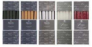 Prices 25cm Venetian Candles-Handmade Dinner Table Candle Pack of 10 Christmas - Picture 1 of 12