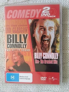 BILLY CONNOLLY : TWO NIGHT STAND / LIVE - THE GREATEST HITS- R:2,4- LIKE NEW - Picture 1 of 1
