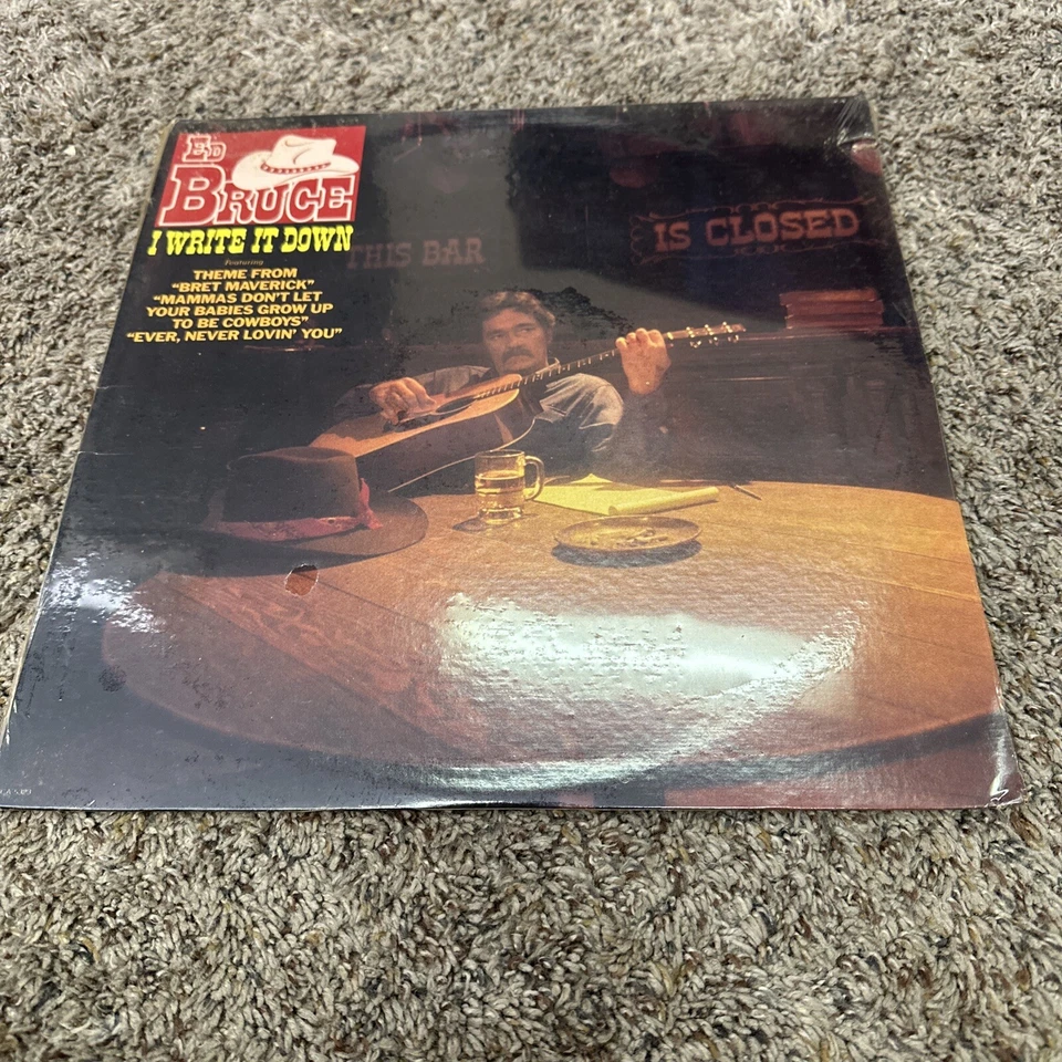Ed Bruce I Write It Down LP 1982 MCA Records Vinyl