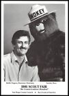 1991 San Diego Boy Scout Fair Rollie Fingers / Smokey The Bear 2 Padres /