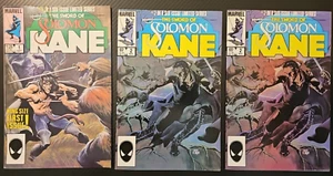 The Sword of Solomon Kane #1 2 Marvel 1985 limitierte Serie Posten von 3 Büchern FN Sehr guter Zustand - Bild 1 von 10