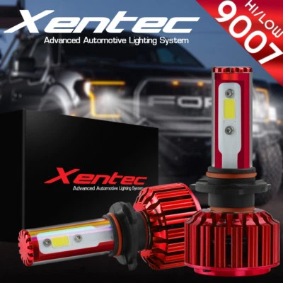 XENTEC LED HID Headlight Conversion kit 9007 HB5 6000K for 1992-1996 Ford Bronco - Image 1 of 4