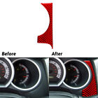 For Toyota Tacoma 12 15 Red Carbon Fiber Dashboard Instrument Panel Side Trim