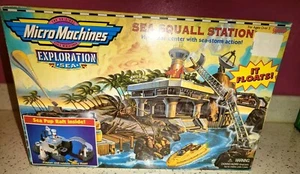 🔥New Micro Machines Exploration Sea Squall Station Galoob 1997 Vintage boxed - Picture 1 of 5