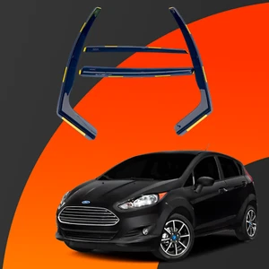 Windabweiser für Ford Fiesta MK7 2008-2017 5-türer Schrägheck Haibak 4tlg Set - Bild 1 von 9