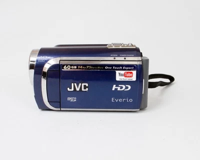 JVC GZ-MG630 Everio Standard Definition Camcorder (Blue) 60GB Hard Drive - Image 1 of 4