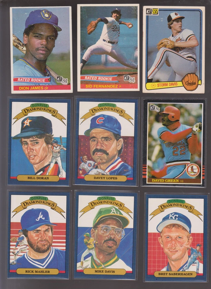 1981-1986 Donruss U Pick Collection Set Lot -- Get 40% off!! - Image 1 of 1