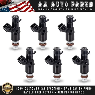 Inyectores de combustible 6 piezas para Saturn Vue 2004-2007 3,5 L V6 reemplazo FJ485 16450RCAA01 Foto 1 de 4