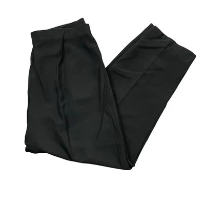 Pantalones de vestir negros Lafayette 148 New York 14 pierna recta cremallera Foto 1 de 4