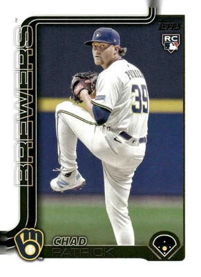 2025 Topps Update #US307 Chad Patrick BUY2GET1 CODE: JWKFAN25 - Image 1 of 2