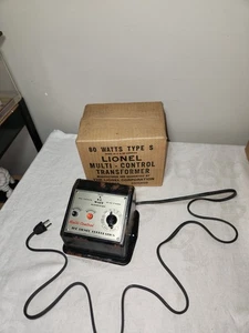 Transformador Multicontrol Lionel Tipo S De Colección en Caja 80 Vatios - Imagen 1 de 13