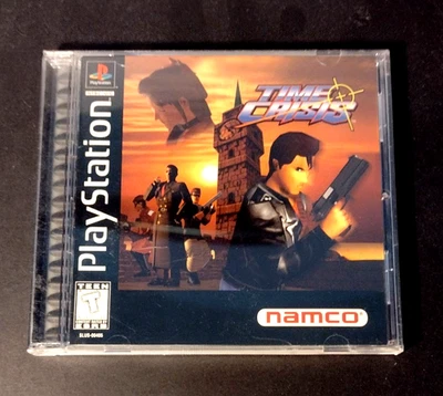 Time Crisis PlayStation 1  1995 Black Label Complete In Box PS1 Like New!!!! - Image 1 of 4