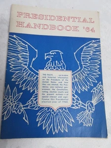 Presidential Handbook, 1964 with Up To Date Facts, 1963 by Brown & Bigelow - Picture 1 of 11