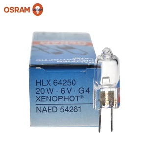 Osram HLX 64250 Halogen light bulb 6V 20W G4 NAED 54261 microscope bulb Project - Picture 1 of 4