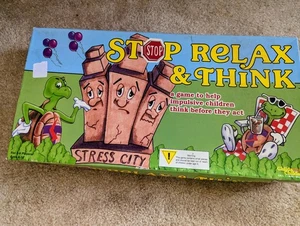Stop Relax & Think Gioco da Tavolo Terapia Comportamentale Impulsiva Completo 1990 Bambini - Foto 1 di 4