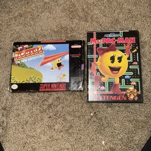 Pac-Man 2 The New Adventures SNT & Ms. pac man SEGA GENESI 1982 &chuck rock 1993 - Picture 1 of 22