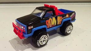 1990's vintage Tonka GMC black Time Bomb  4x4 pressed steel pickup truck mini - Picture 1 of 8