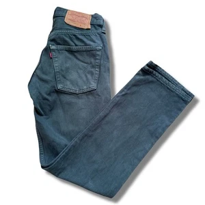 Levi’s 501 Dark Green Straight Leg Jeans - Size W30 L30 - Picture 1 of 6