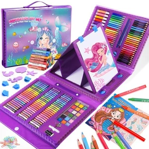Art Supplies Art Kits Arts and Crafts for Kids Age 4-6 6-8 8-12 with Trifold ... - Picture 1 of 7