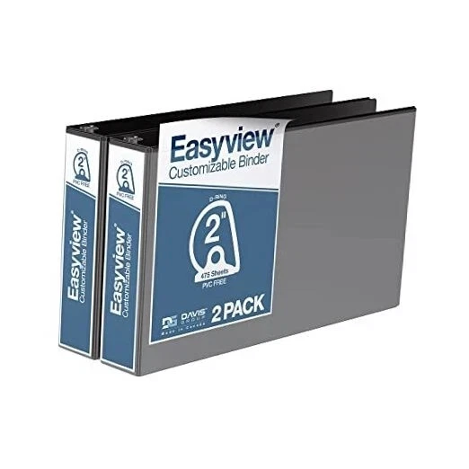 Davis Group Easyview Premium, 1" AD (11" x 17"), - Negro, PK2 Foto 1 de 3