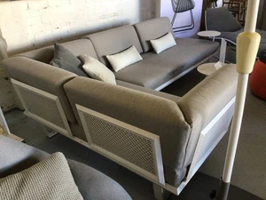 Solpuri Loungegruppe Boom Breite 291 x 208 Cm Alu weiß  A Ausst Bezug Sunbrella - Bild 1 von 5