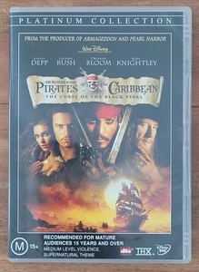 Pirates of the Caribbean-The Curse of the Blackpearl (DVD, 2003) - Picture 1 of 2
