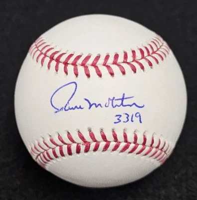 PAUL MOLITOR Signed 3319 HIT TOTAL Official Baseball-HOF-BREWERS-TWINS-JSA - Image 1 of 4