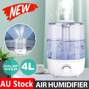4L Humidifier Ultrasonic Aroma Air Humidifier Aromatherapy Diffuser Cool Mist OZ - Picture 1 of 12