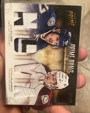 2013-14 Panini Prime Nathan MacKinnon Alex Killorn Dual 3 Color Patch #13/25 Rc