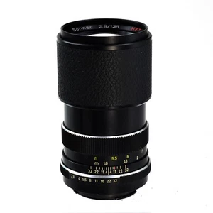 Carl Zeiss 135mm f/2.8 red HFT Sonnar lens - Picture 1 of 8