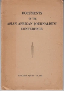 Documents of the Asian African Journalists' Conference Djakarta 1963 - Very Rare - Imagen 1 de 3