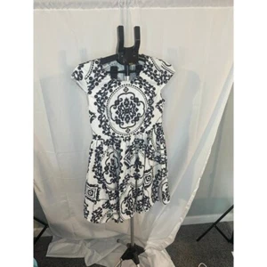 lulu's Royal luxe Ivory Print Dress Size Large Style #163842 - Picture 1 of 3