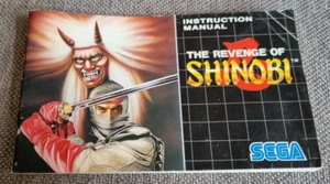 Replacement Manual for Sega Mega Drive The Revenge of Shinobi MANUAL ONLY - Picture 1 of 4